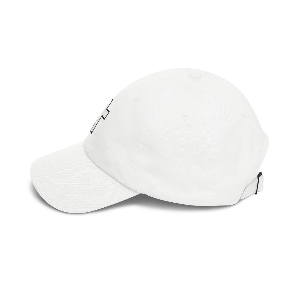 Cross Embroidered Dad Cap – Minimalist Christian Baseball Hat