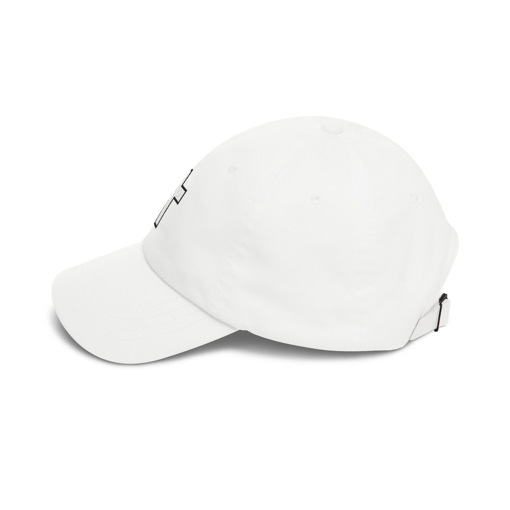Cross Embroidered Dad Cap – Minimalist Christian Baseball Hat