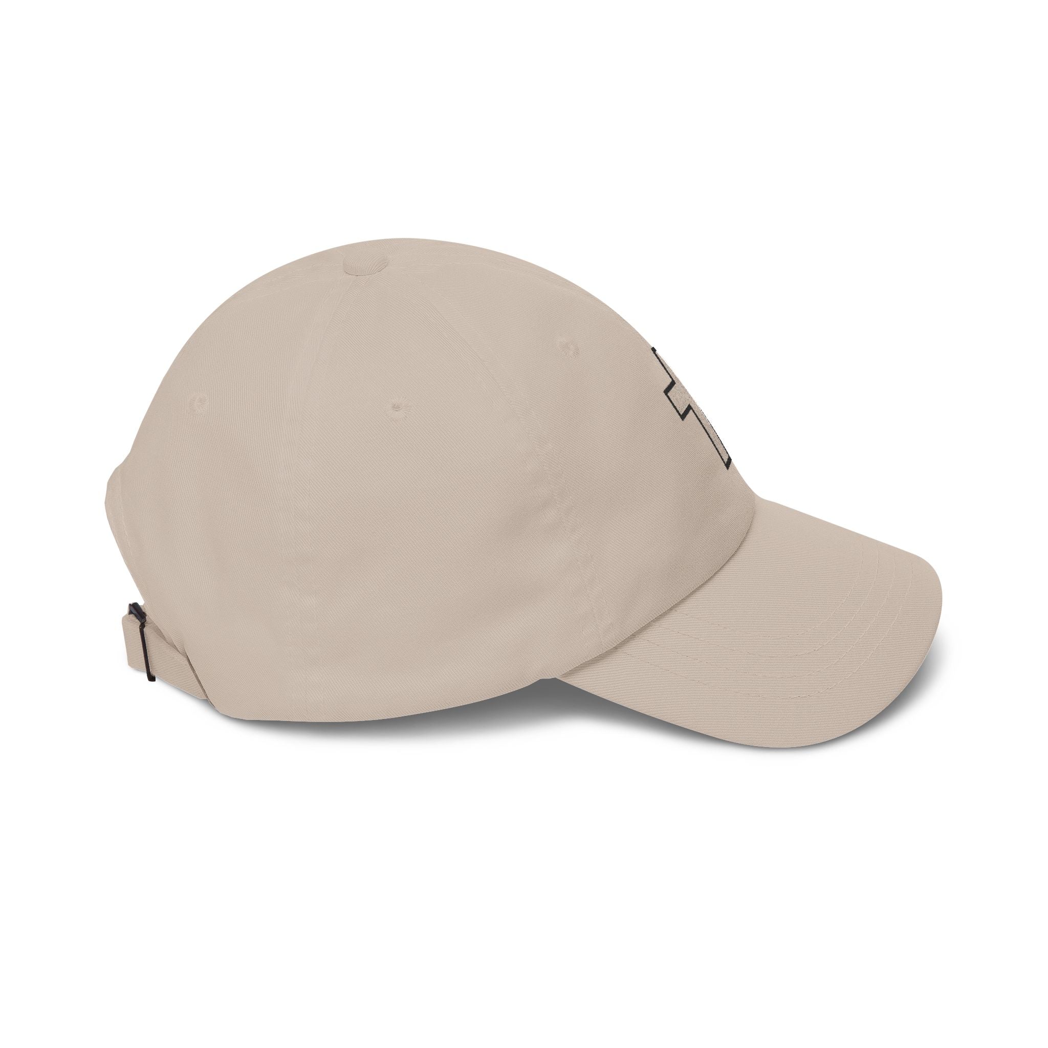 Cross Embroidered Dad Cap – Minimalist Christian Baseball Hat