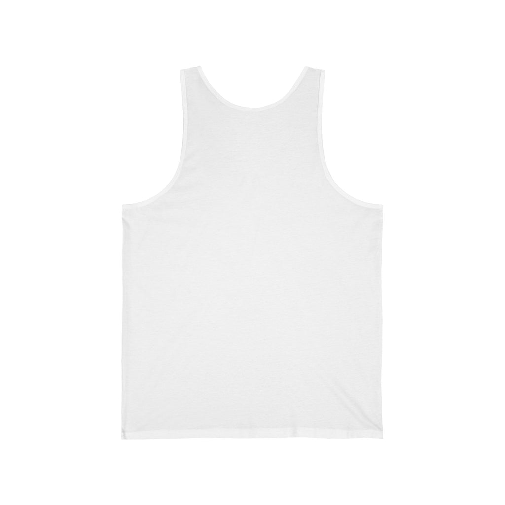 Minimal Cross Tank Top — Small Chest Christian Cross Graphic, Faith Tee for Church & Everyday Wear