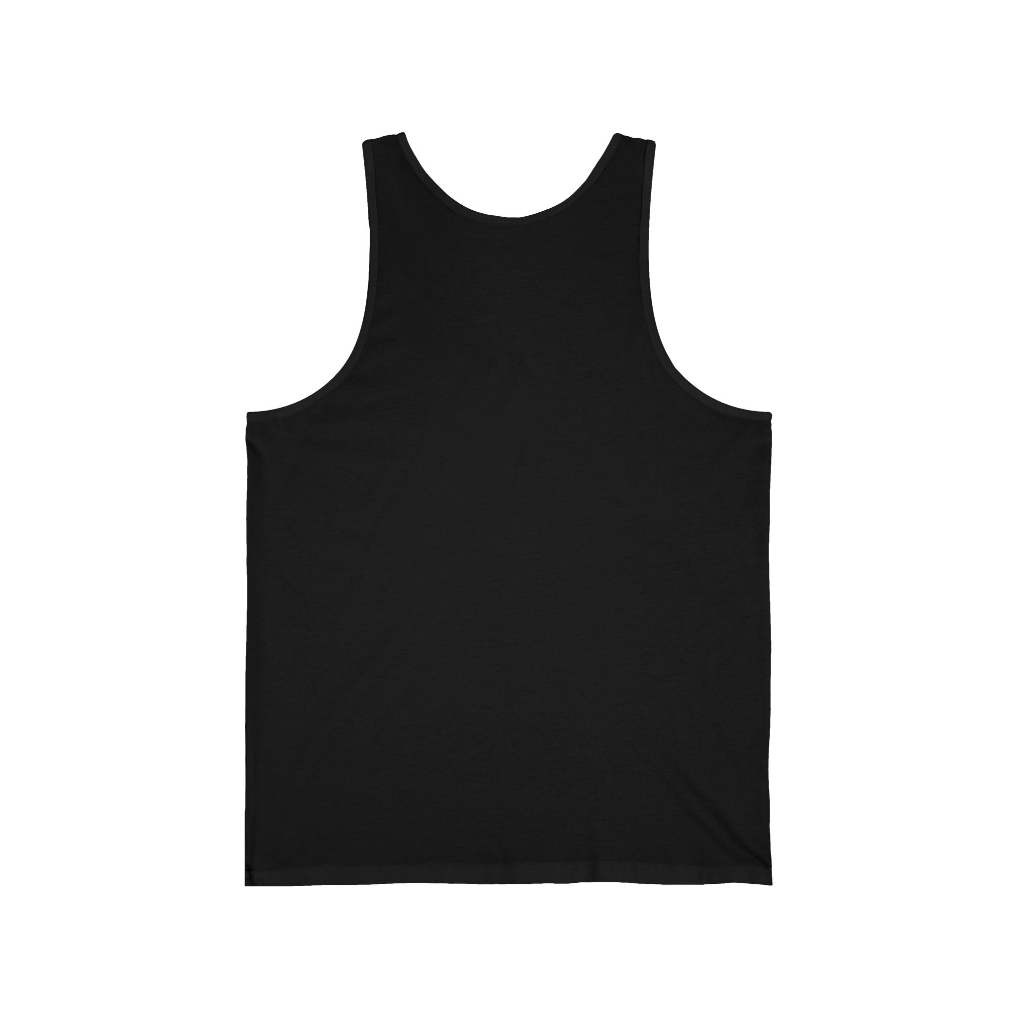 Minimal Cross Tank Top — Small Chest Christian Cross Graphic, Faith Tee for Church & Everyday Wear